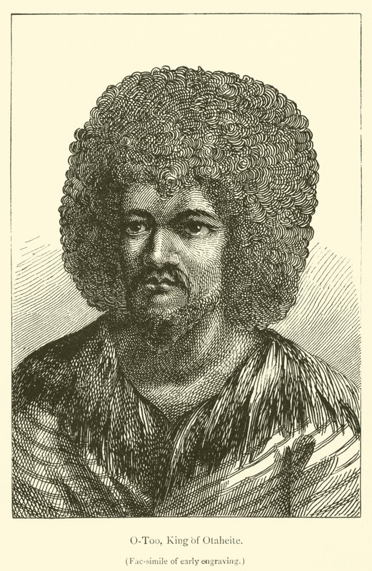O-Too, Rey de Otaheite (grabado) de French School