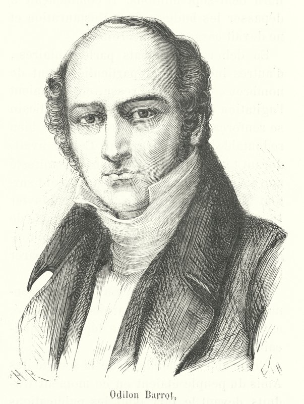 Odilon Barrot (grabado) de French School