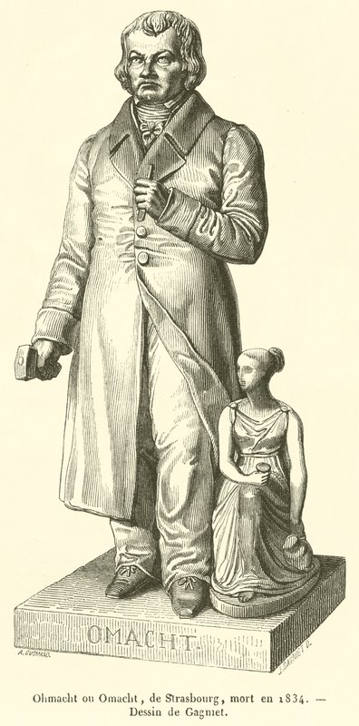 Ohmacht o Omacht, de Estrasburgo, muerto en 1834 de French School