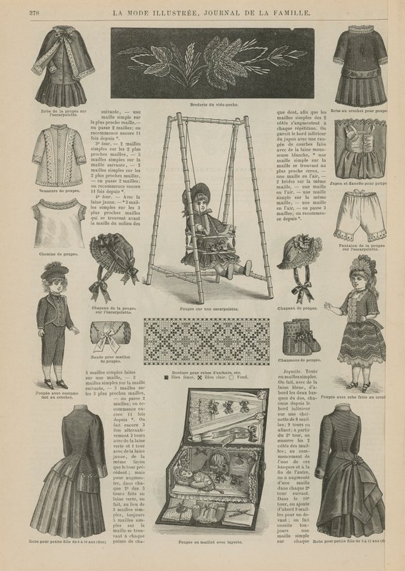 Página de La Mode Illustrée de French School