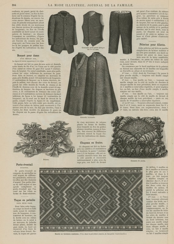 Página de La Mode Illustrée de French School
