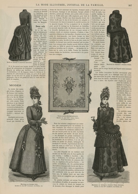 Página de La Mode Illustrée de French School