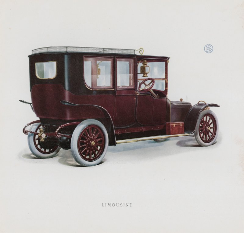 Página del catálogo de Panhard & Levassor de French School