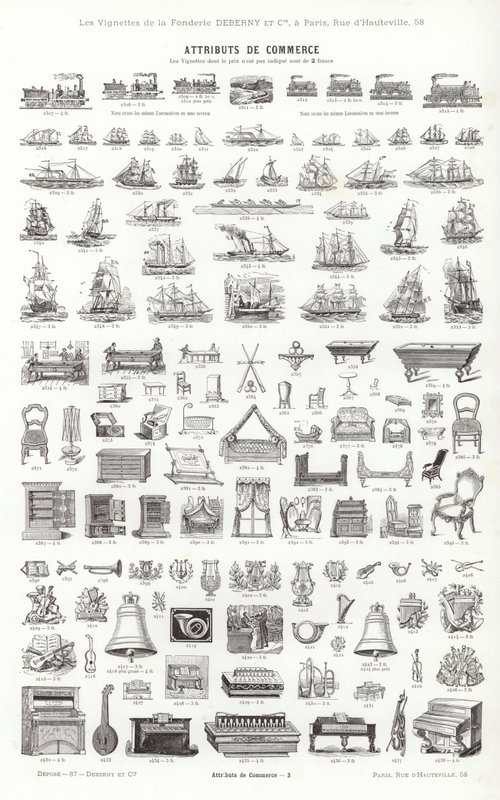 Página de Vignettes Typographiques de French School