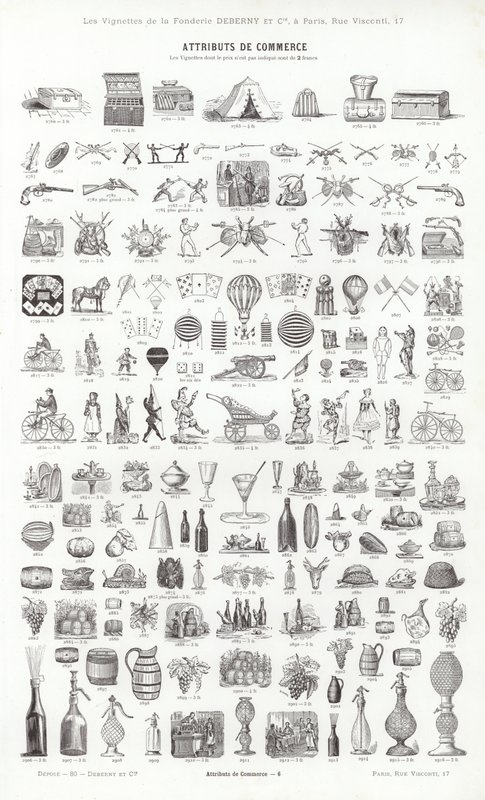 Página de Vignettes Typographiques de French School