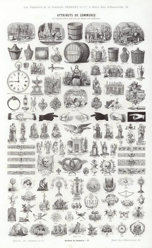 Página de Vignettes Typographiques de French School