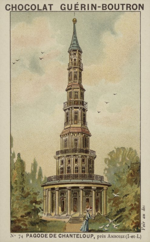 Pagoda de Chanteloup, cerca de Amboise, Indre-et-Loire de French School