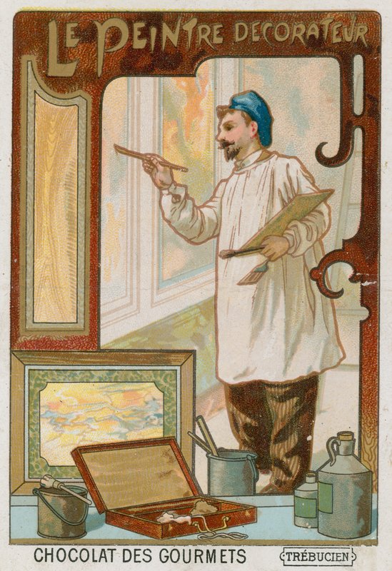 Pintor y decorador de French School