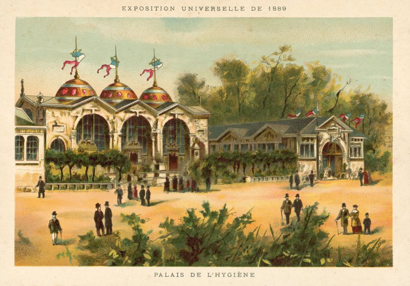 Palacio de Higiene, Exposición Universal 1889, París de French School