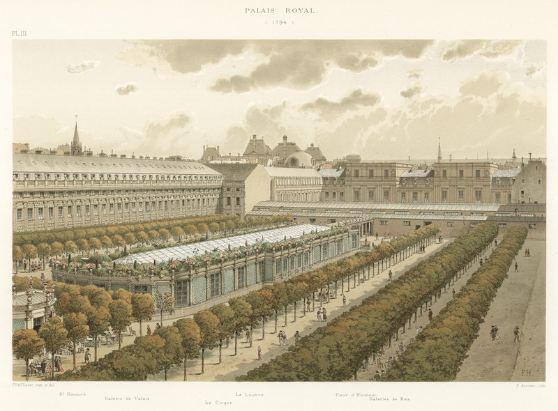 Palais Royal, 1794 de French School