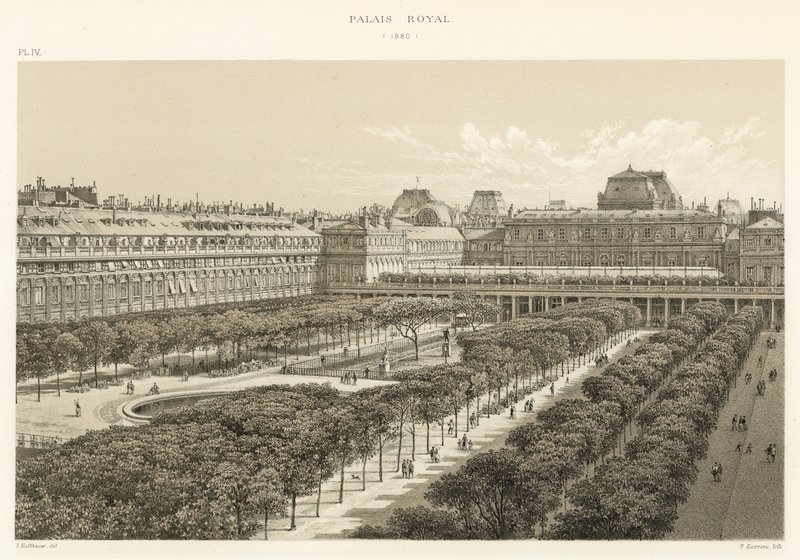 Palais Royal, 1880 de French School