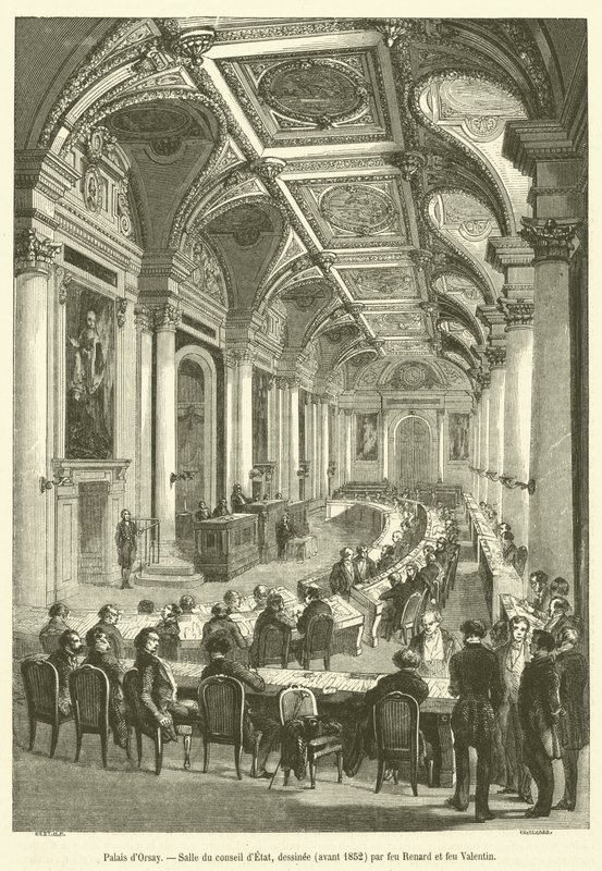 Palacio de Orsay, Sala del consejo de Estado de French School