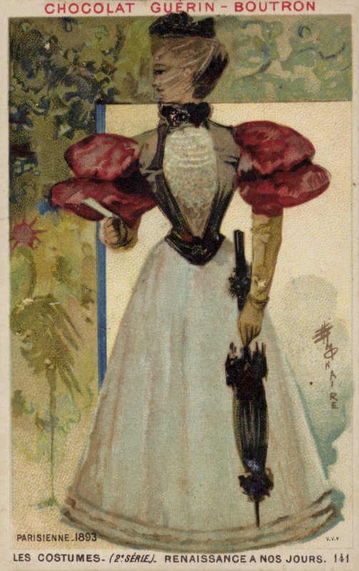 Moda parisina, 1893 de French School