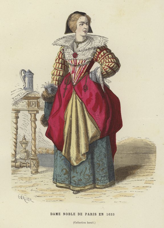 Noble parisina, 1633 de French School