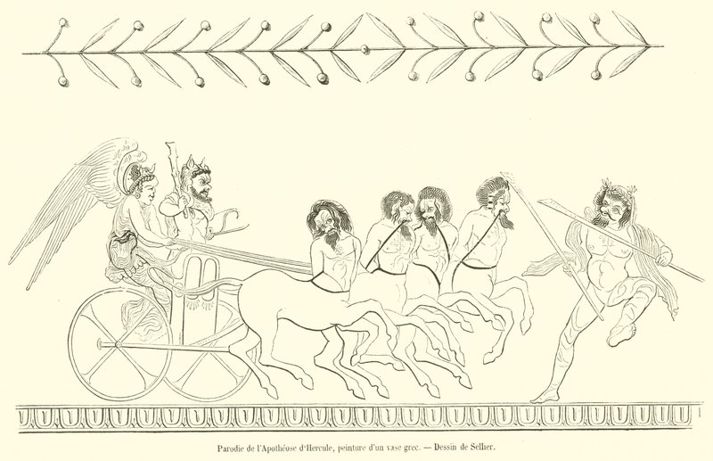 Parodia de la Apoteosis de Hércules de French School