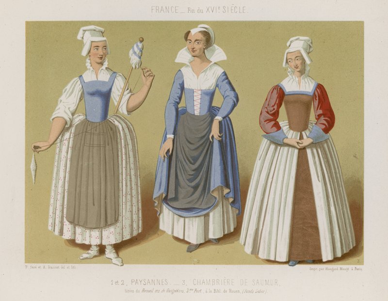 Campesino y las doncellas de Saumur de French School