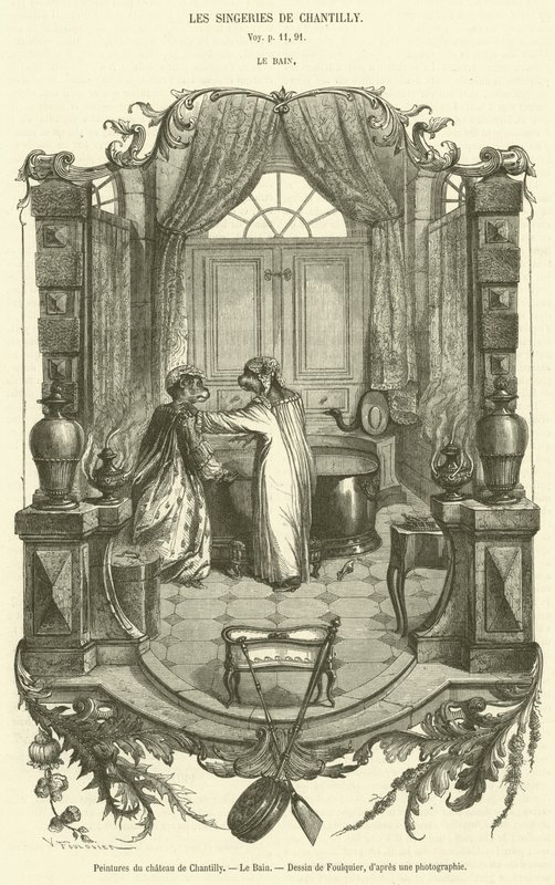 Peintures du chateau de Chantilly, Le Bain de French School