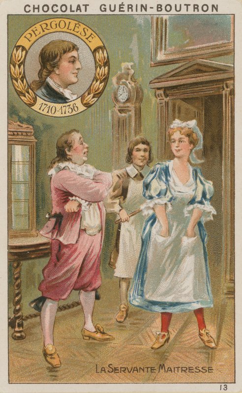 Pergolesi, La Criada Ama de French School