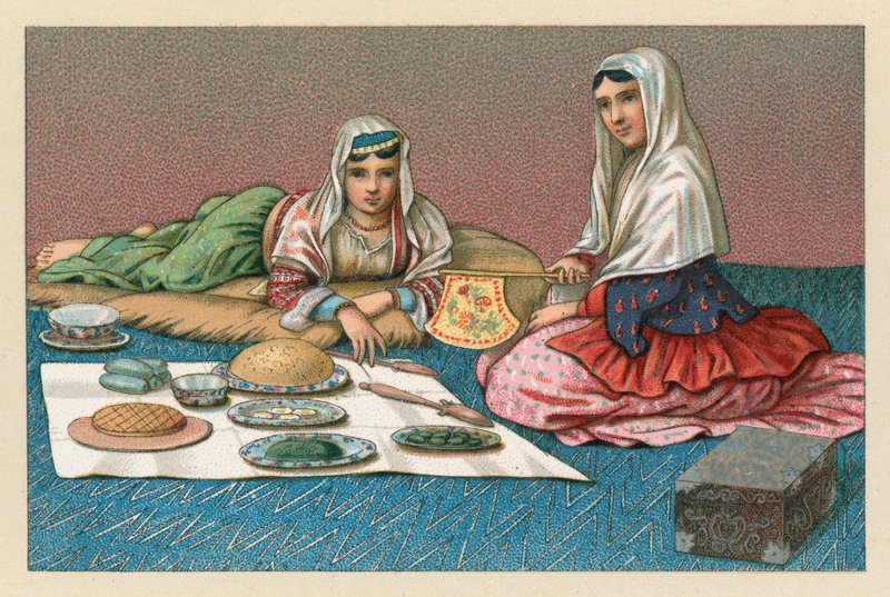 Traje de Persia de French School