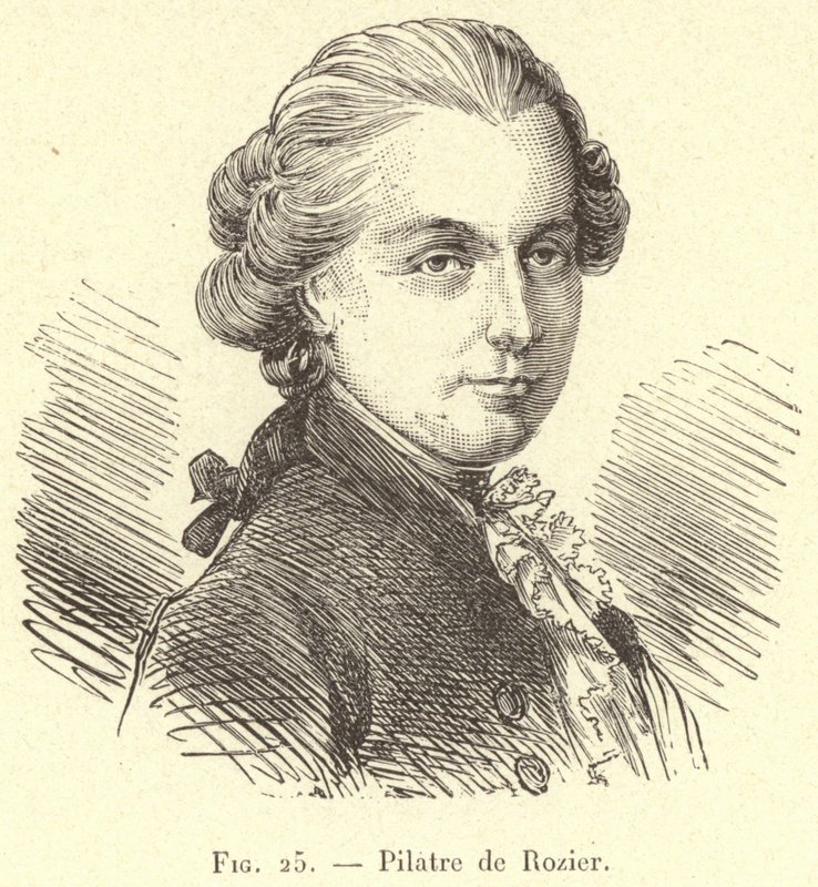 Pilatre de Rozier (grabado) de French School