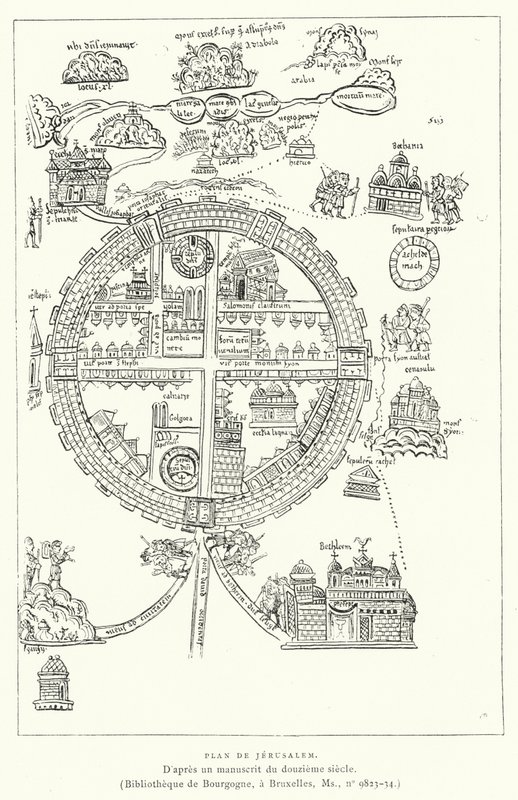 Plan de Jerusalén de French School