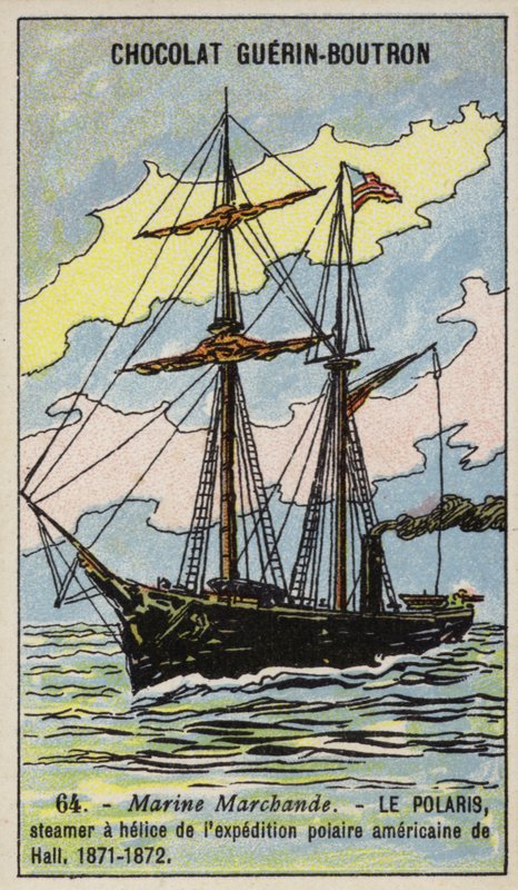 Polaris, barco de la expedición americana de Charles Francis Hall al Polo Norte de French School