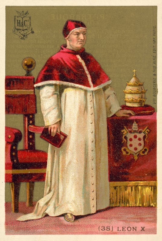 Papa León X de French School
