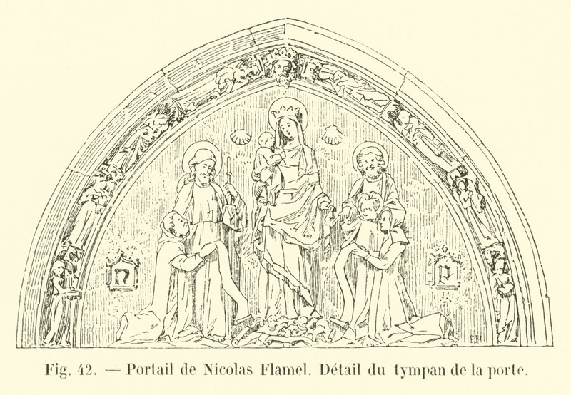 Portada de Nicolas Flamel (detalle) de French School