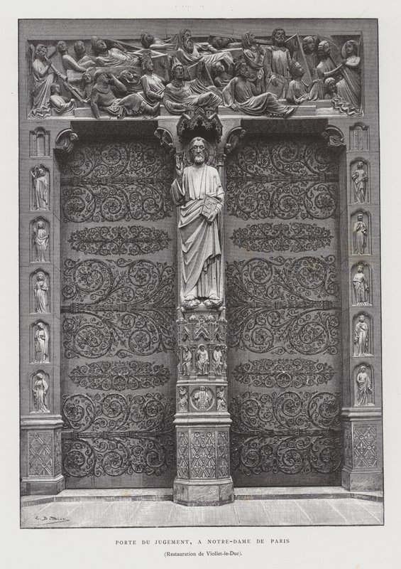 Portal del Juicio Final, Notre Dame de París de French School