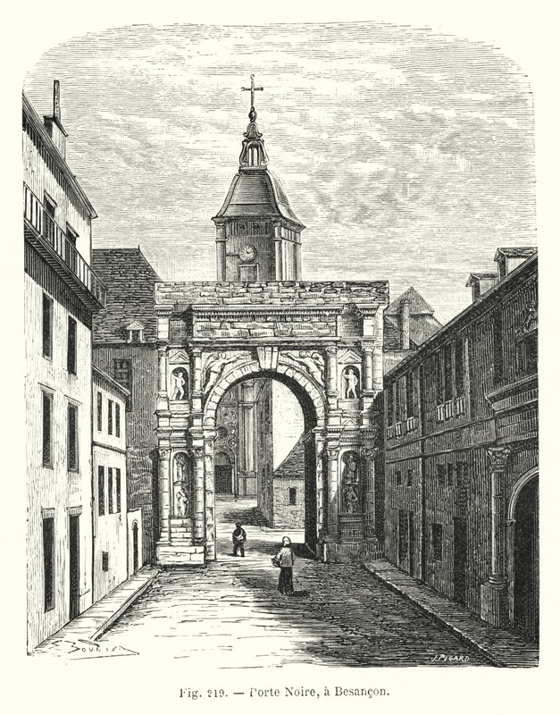 Puerta Negra, en Besançon de French School