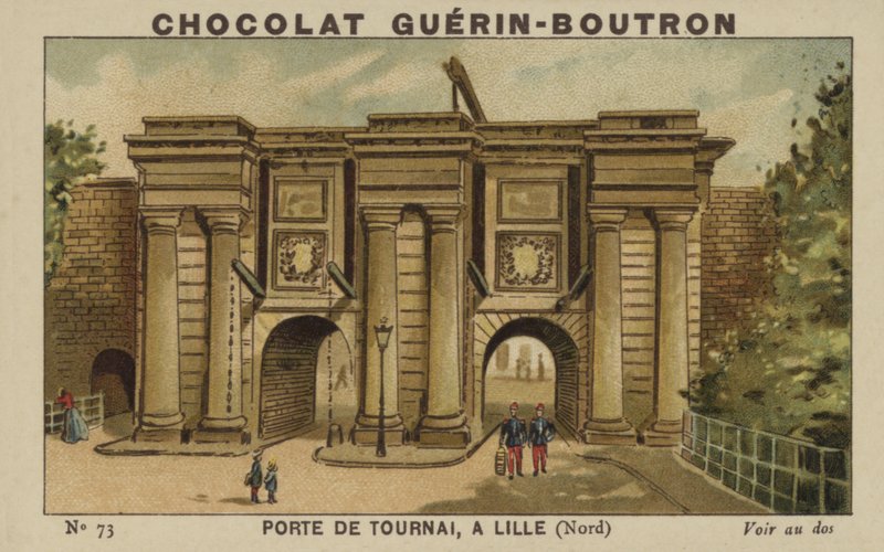 Puerta de Tournai, en Lille, Norte de French School