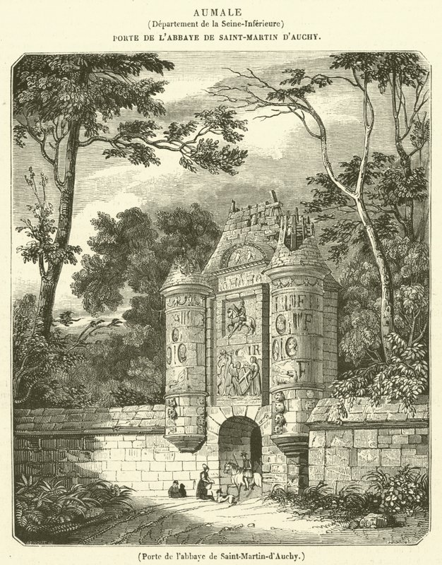 Puerta de la abadía de Saint-Martin-d