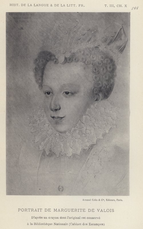 Retrato de Margarita de Valois de French School