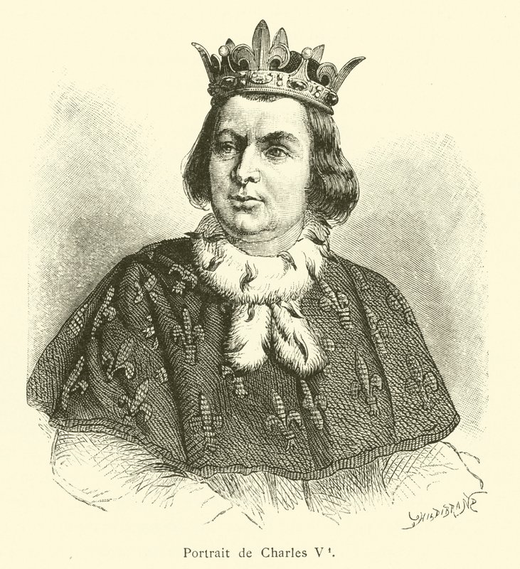 Retrato de Carlos V (grabado) de French School
