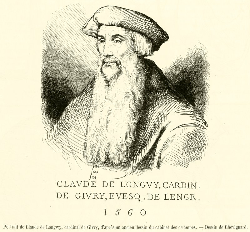 Retrato de Claude de Longwy, cardenal de Givry de French School