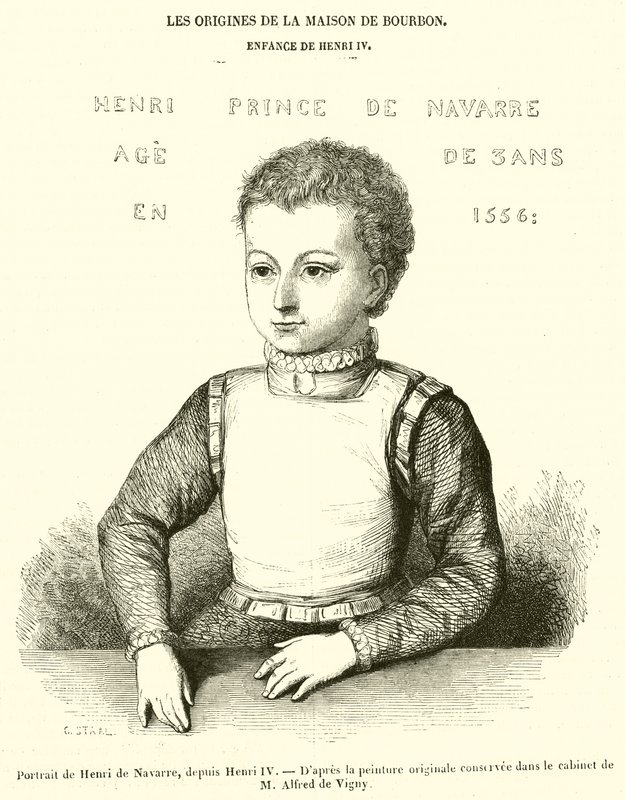 Retrato de Enrique de Navarra, luego Enrique IV de French School