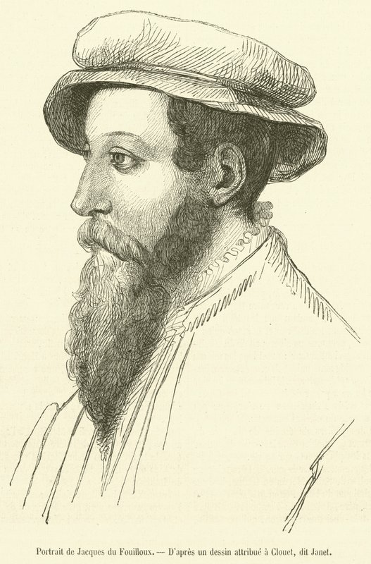 Retrato de Jacques du Fouilloux (grabado) de French School