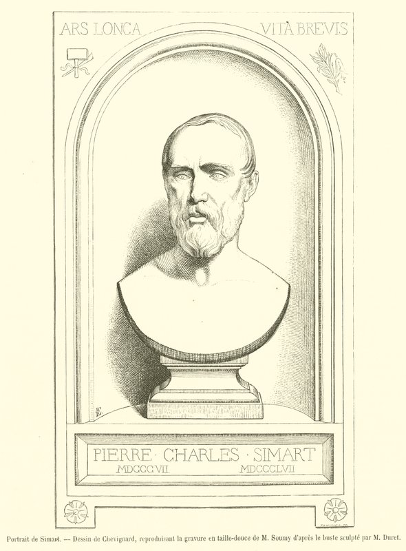 Retrato de Simart de French School
