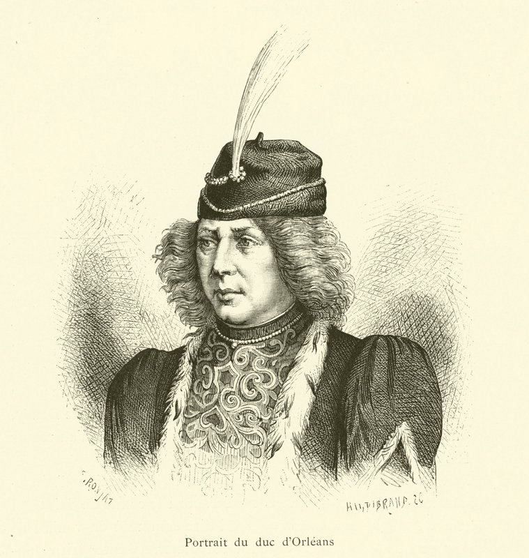 Retrato del duque de Orleans de French School