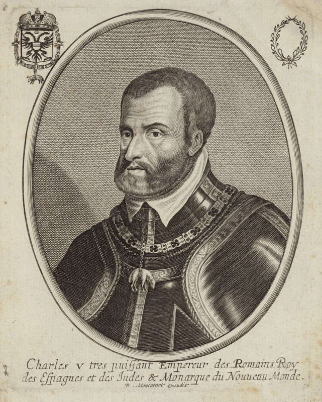 Retrato de Carlos V, Emperador del Sacro Imperio Romano de French School