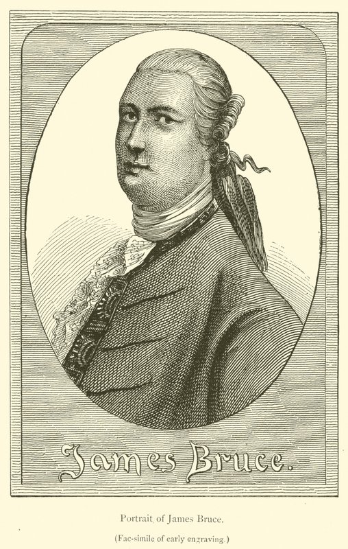 Retrato de James Bruce (grabado) de French School