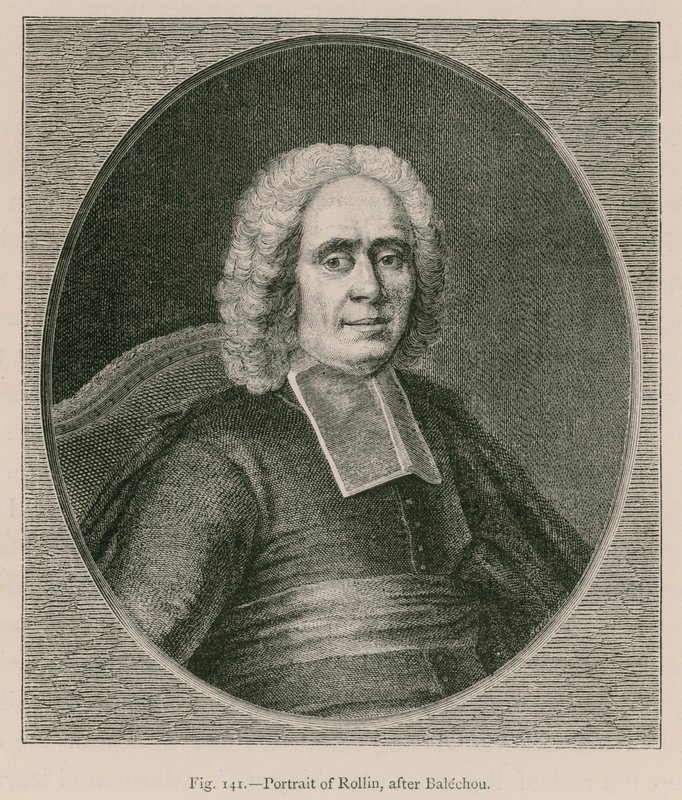 Retrato de Rollin, después de Balechou de French School