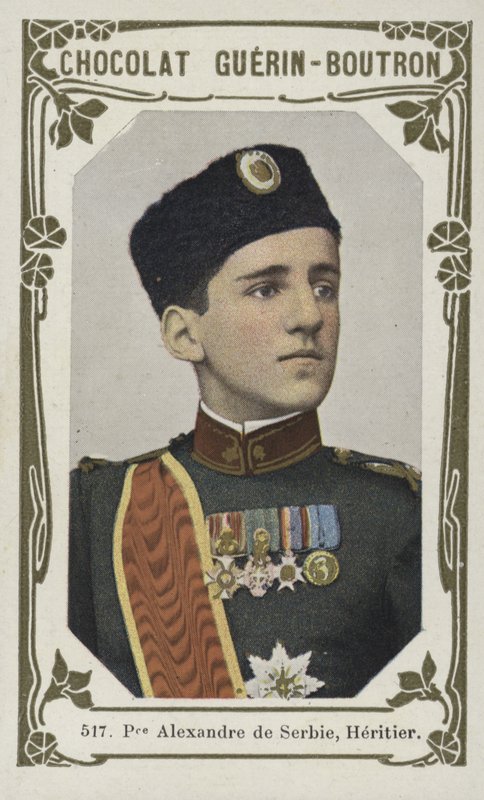Príncipe Alejandro de Serbia, Heredero de French School