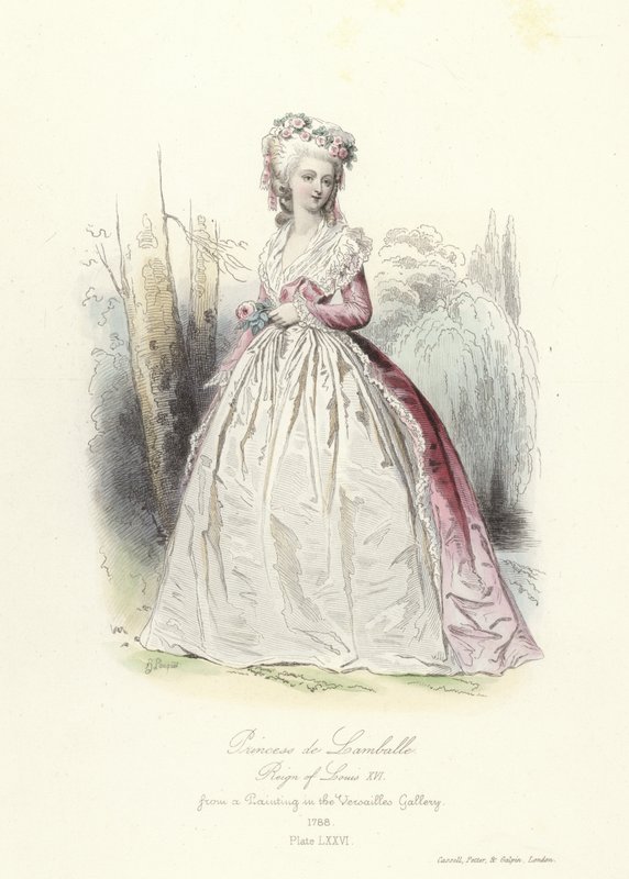 Princesa de Lamballe, reinado de Luis XVI de Francia de French School