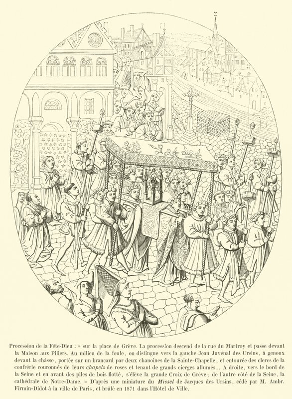 Procesión de la Fiesta-Dieu de French School