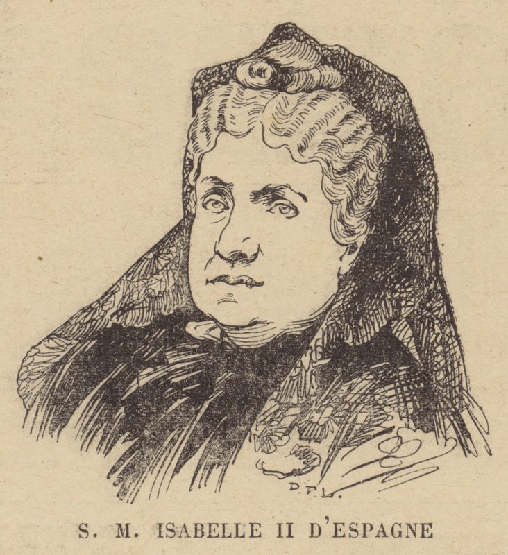 Reina Isabel II de España de French School