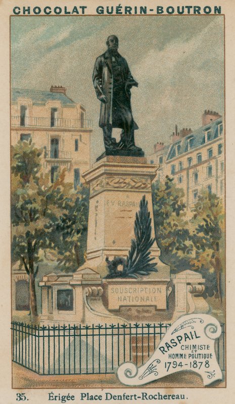 Raspail, Químico y Político, 1794-1878, Erigida en Place Denfert-Rochereau de French School