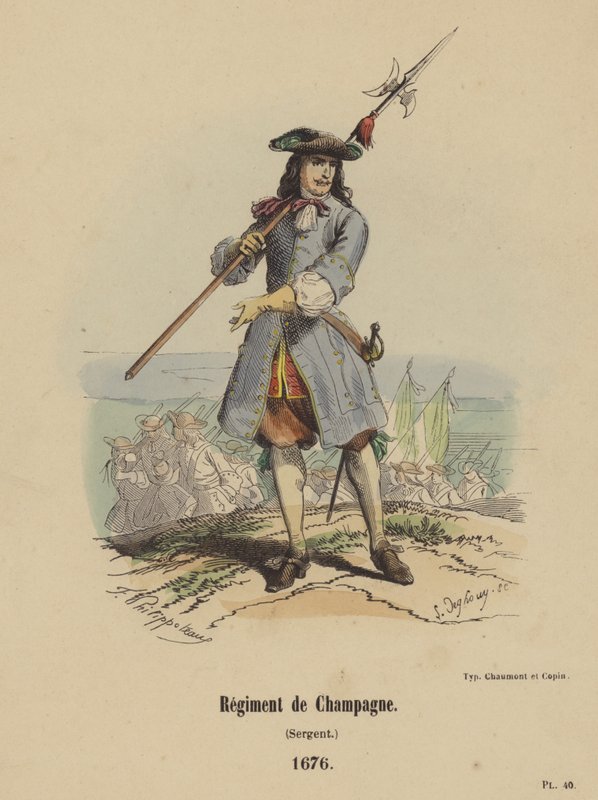 Regimiento de Champagne, Sargento de French School