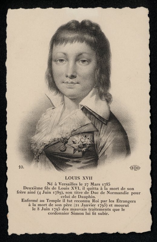 Rey Luis XVII de French School