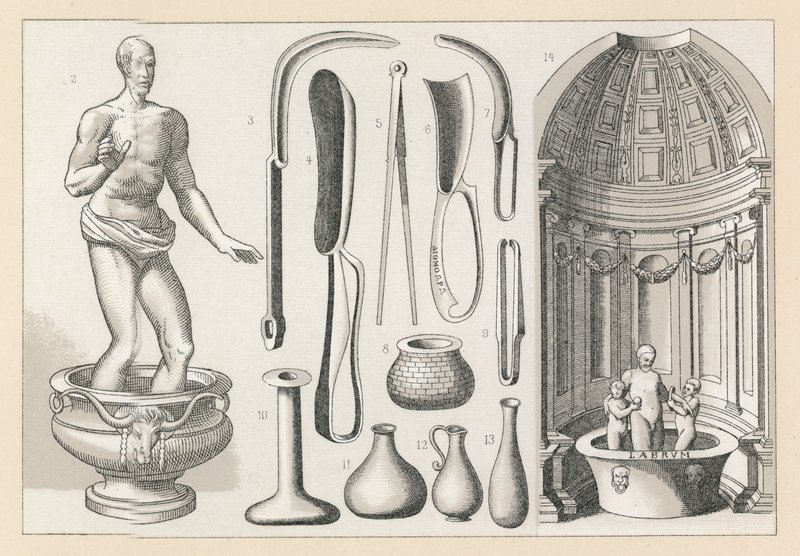 Traje romano de French School